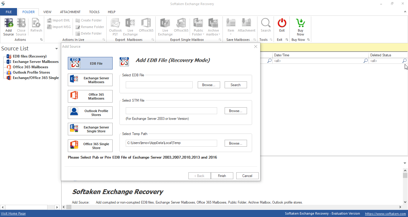 EDB to PST Converter