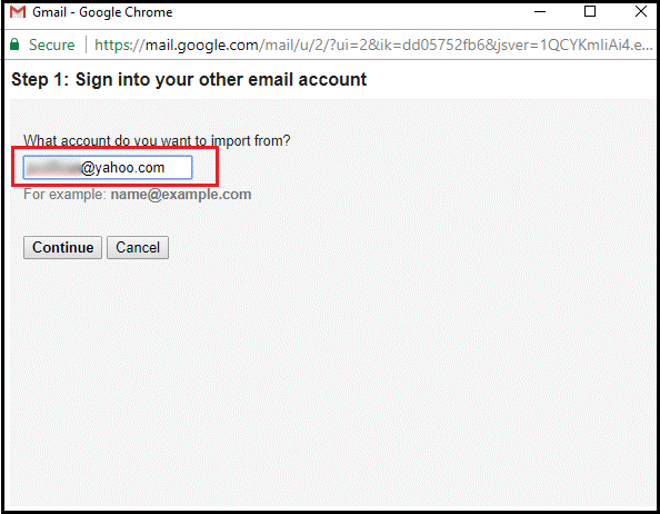 Enter Your Yahoo Mail