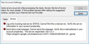 trouble adding gmail to outlook 2010