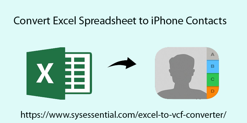 How To Convert Excel Spreadsheet To IPhone Contacts 